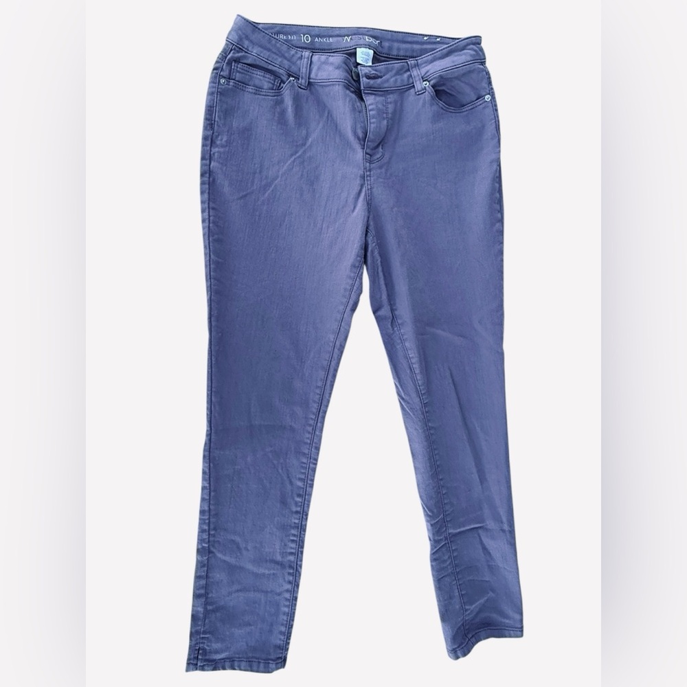 Westport Midrise Lavender Skinny Ankle Pants Size: 10